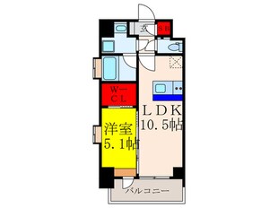 スプランディッド江坂Ⅲの物件間取画像